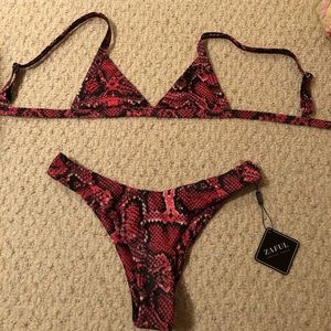 Snakeskin print Bikini